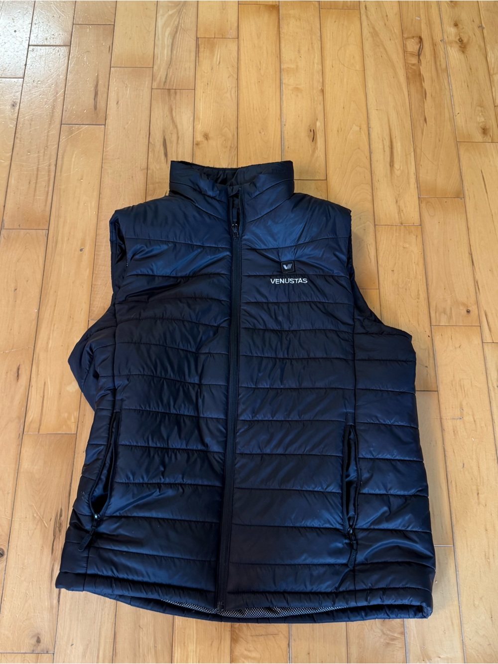 VENUSTAS heated Men's Navy Quilted Puffer Vest